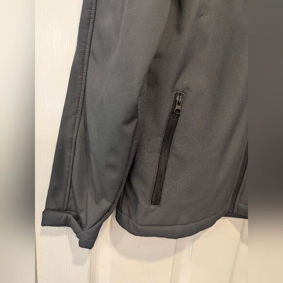 ICEBURG OUTERWEAR Women's Soft Shell Jacket Black fleece wind snow rainproof XL - Picture 3 of 8